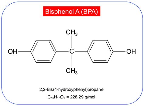 Chemical structure of bisphenol A. | Download Scientific Diagram