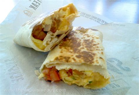 Review Taco Bell Fiesta Potatoes Grilled Breakfast Burrito The