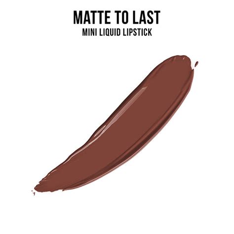 Nykaa Matte To Last Mini Liquid Lipstick Chai 18 Buy Nykaa Matte To