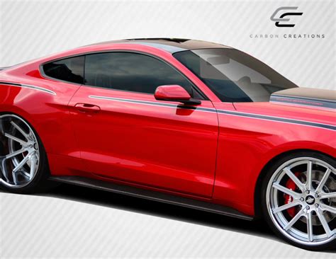 Carbon Fiber Sideskirts Body Kit For Ford Mustang Ford