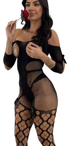 Lingerie Sexy Macac O Arrast O Transparente Corpo Inteiro Mercadolivre
