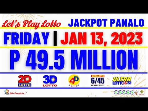 Watch Pm Pcso Lotto Draw Result Friday January Complete