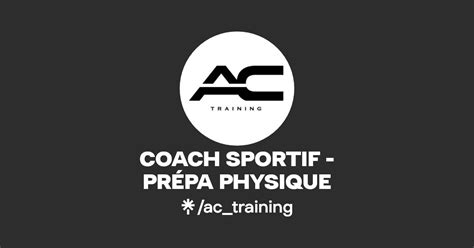 COACH SPORTIF PRÉPA PHYSIQUE Instagram Linktree