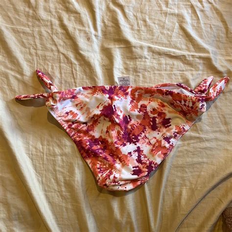 Tie Dye Bikini Bottoms Size Small Worn Once Depop