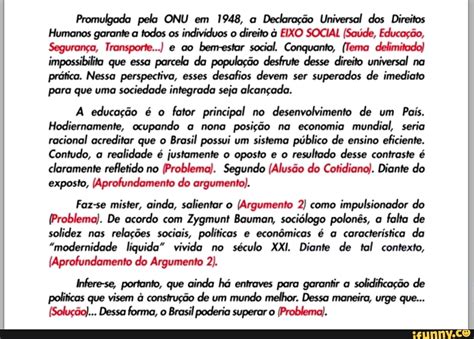 Redacao Sobre Direitos Humanos RETOEDU