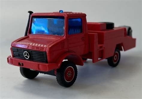 Mercedes Benz Unimog Pompier Solido Sans Boite Gon Alves Lobo