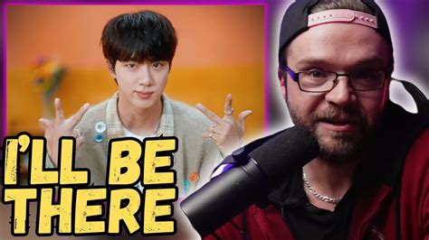 Jin Ill Be There Live Clip Reaction Youtube