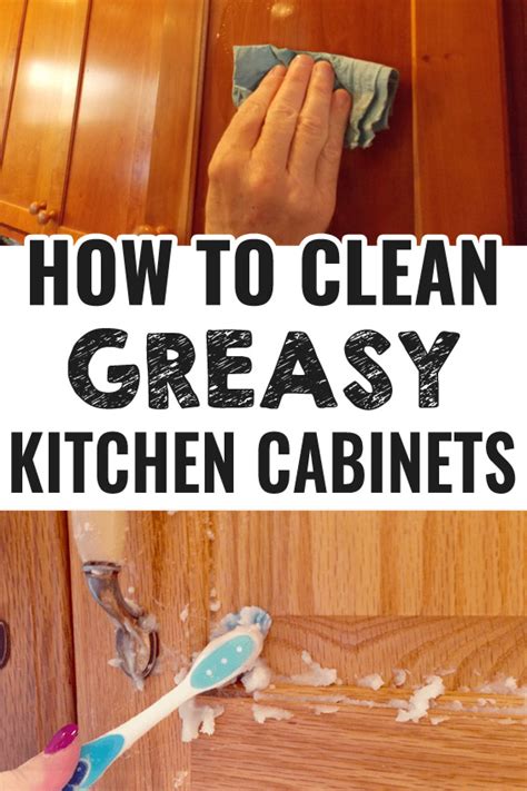 How To Clean Greasy Cabinet Doors | www.resnooze.com