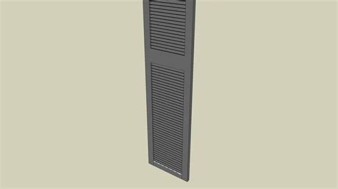 Shutter 3d Warehouse Louvered Shutters Shutter Wall Warehouse