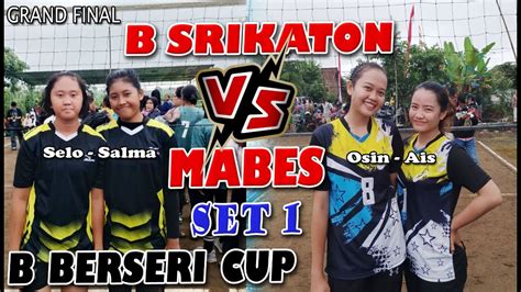 Grandfinal Set 1 Bertabur Bintang PORPROV SUMSEL Tarkam Voli Putri