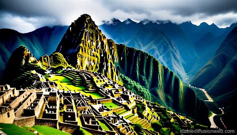 Machu Picchu - Ancient Incan City | Stable Diffusion Online