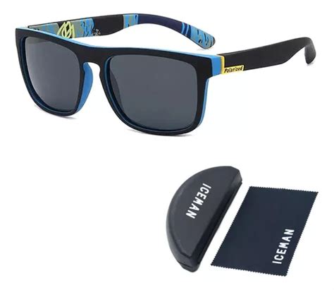 Gafas De Sol Iceman Uv Surfer Para Hombre Con Funda Negra