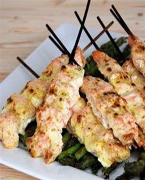 Shashlik Brochette De Saumon Pour Personnes Recettes Elle Table