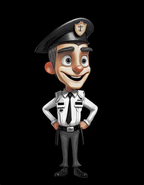 Person, Police Officer, Cartoon Free Stock Photo - Public Domain Pictures