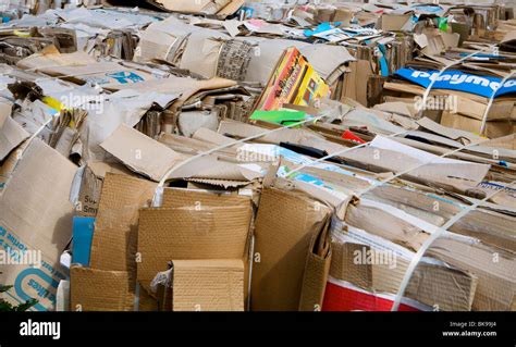 Waste cardboard Stock Photo - Alamy