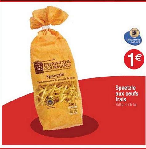 Promo Spaetzle Aux œufs Frais chez Cora iCatalogue fr