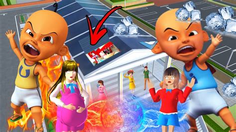 Ruang Rahasia Di Atap Salon Upin And Ipin Jadi Raksasa Api Vs Essakura