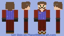 Hello Guest / Hello Neighbor 2 - Theodore in guest costume Minecraft Skin