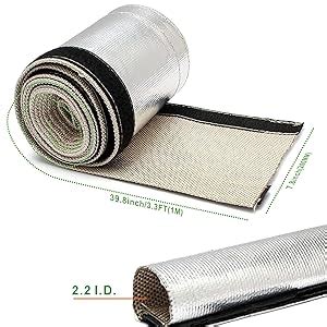 Amazon Alioncar Heat Shroud Aluminized Sleeving Heat Shield Fuel