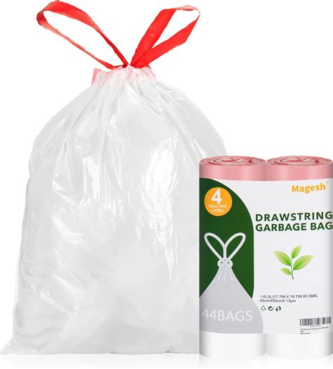 Amazon Count Drawstring Trash Bags Jixik Gallon Trash Bags