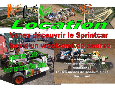 Location Sprintcar Gr Tech Junior Maxi Sprint Annnonce Sur