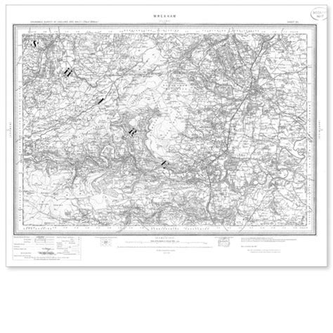 Os Map Of Chester And Wrexham Landranger 117 Map Ordnance Survey Shop