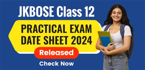 Jkbose Class 12 Practical Date Sheet 2024 Released Exams Starting From February 15th