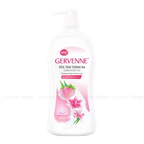 Sữa Tắm Gervenne Trắng Da Hương Hoa Lily Hồng 900g