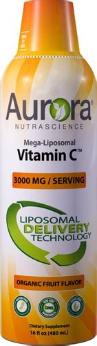 Aurora NutraScience Mega Liposomal Vitamin C Organic Fruit 3000 Mg