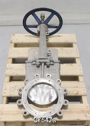 Used FNW 10 Hand Operated Knife Gate Valve 37547 For Sale At Can Am