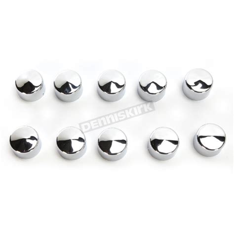 Kuryakyn Chrome Kool Kaps For 5 16 Hex Head Bolts 2446 Harley