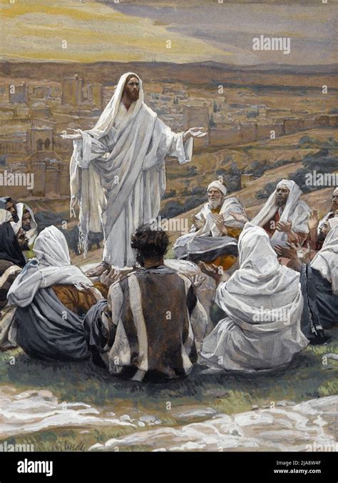 The Lord S Prayer Le Pater Noster By James Tissot Depicting Jesus