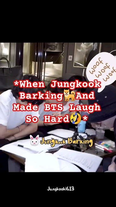 When Jungkook Barking🐕 And Made Bts Laugh So Hard🤣🤣 Shortsfeed