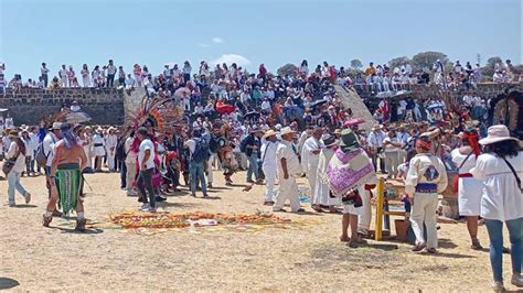 Teotenango Nahuas Reciben La Primavera En Zona Arqueol Gica La