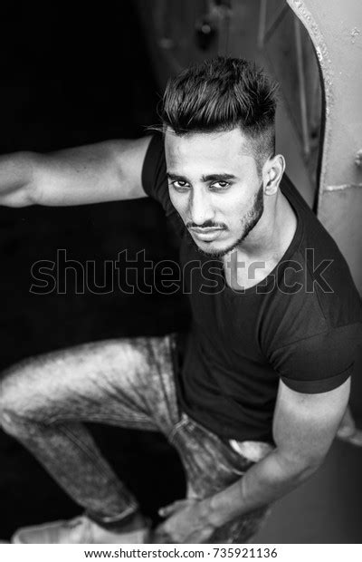 A Sexy And Attractive Handsome Indian Male Model With An Arab Look And