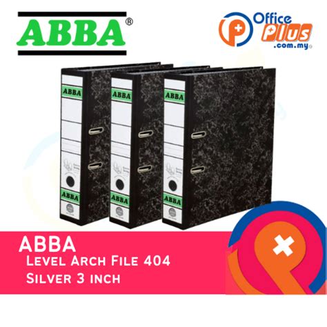 ABBA Level Arch File 404 Silver 3 Inch 24 PCS Shopee Malaysia