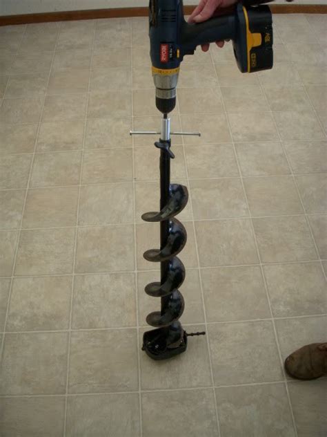 Auger Gear Image: Auger Attachment For Drill