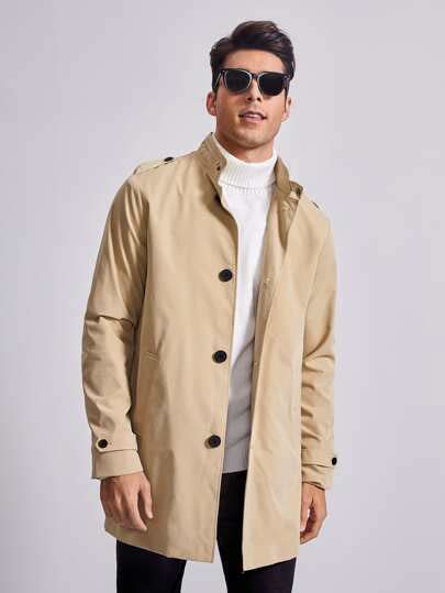 Men Trench Coats Fashion Men Trench Coats Shein Usa