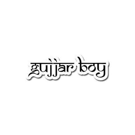 Gujjar Sticker - HIM MOTO