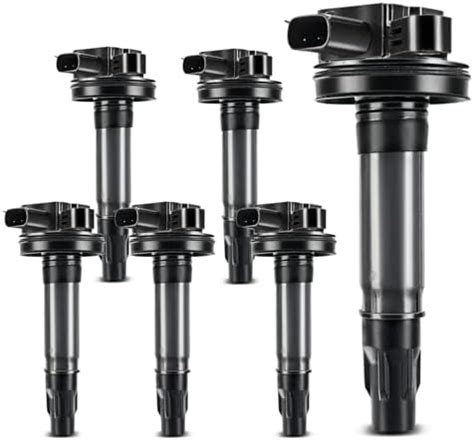 MAS Set Of 6 Ignition Coil Pack 6Pcs Platinum Spark Plug SP411