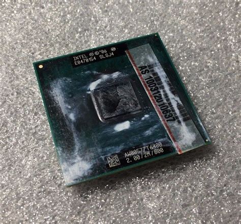 ORIGINAL Intel Core 2 Duo T6400 2 GHz Dual-Core CPU Processor SLGJ4 ...