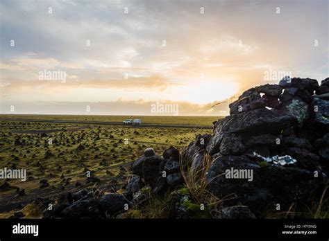 Volcanic landscape, Iceland Stock Photo - Alamy