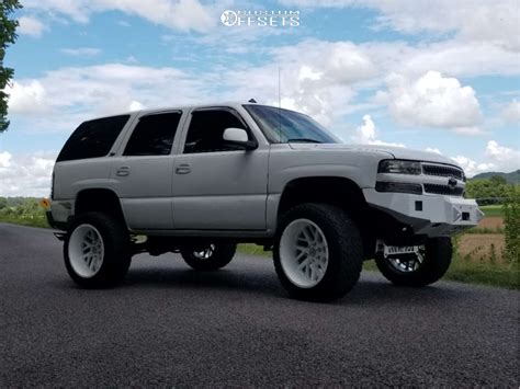 2003 Chevrolet Tahoe With 22x12 44 Axe Offroad Ax23 And 35125r22