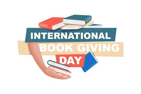 Premium Vector International Book Giving Day Background