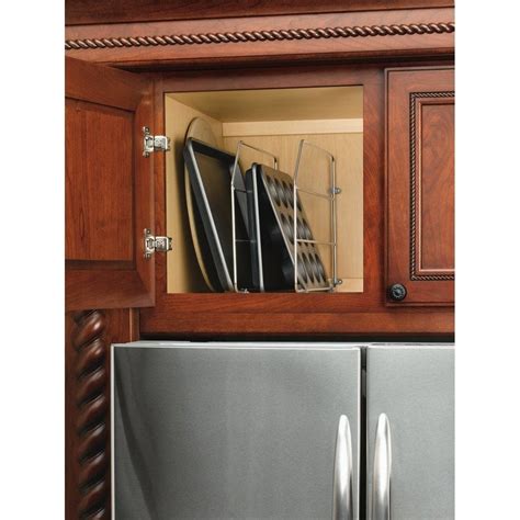 Rev A Shelf 597 18cr 52 18 Inch High Wire Tray Dividers With Clips For Kitchen Cabinets Chrome