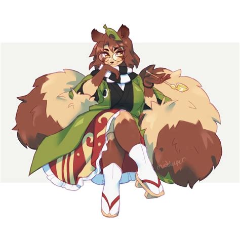 tanuki girl   bestofnaps  twt tanuki oc animal hunter character