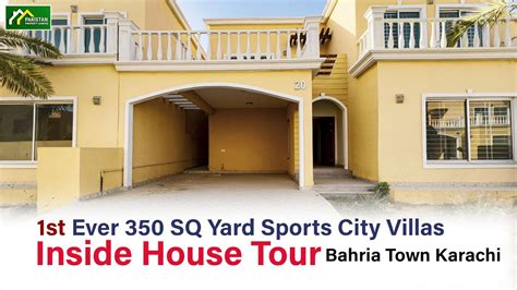 1st Ever 350 SQ Yard Sports City Villas Inside House Tour Bahria Town