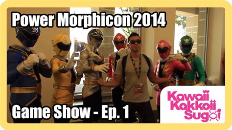 Power Morphicon 2014 Game Show Ep 1 Power Rangers Youtube