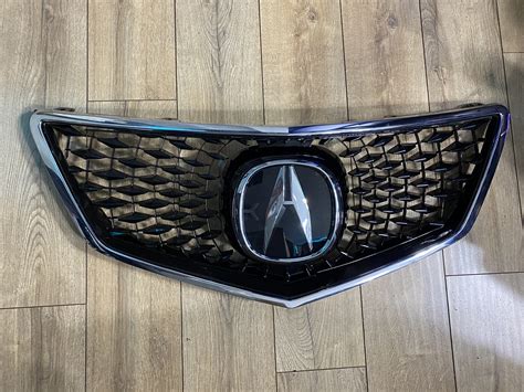 J2 Customs Diamond Pattern R2 Grille 2016 2018 Acura RDX J2 Customs