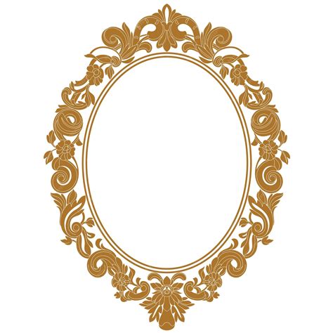 Vintage Oval Frames Design